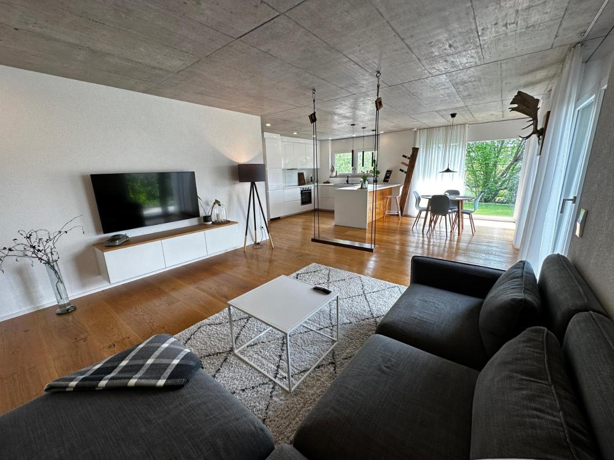 Moderne Ferienwohnung Rhenum Mit Wallbox Waldshut-Tiengen Kültér fotó