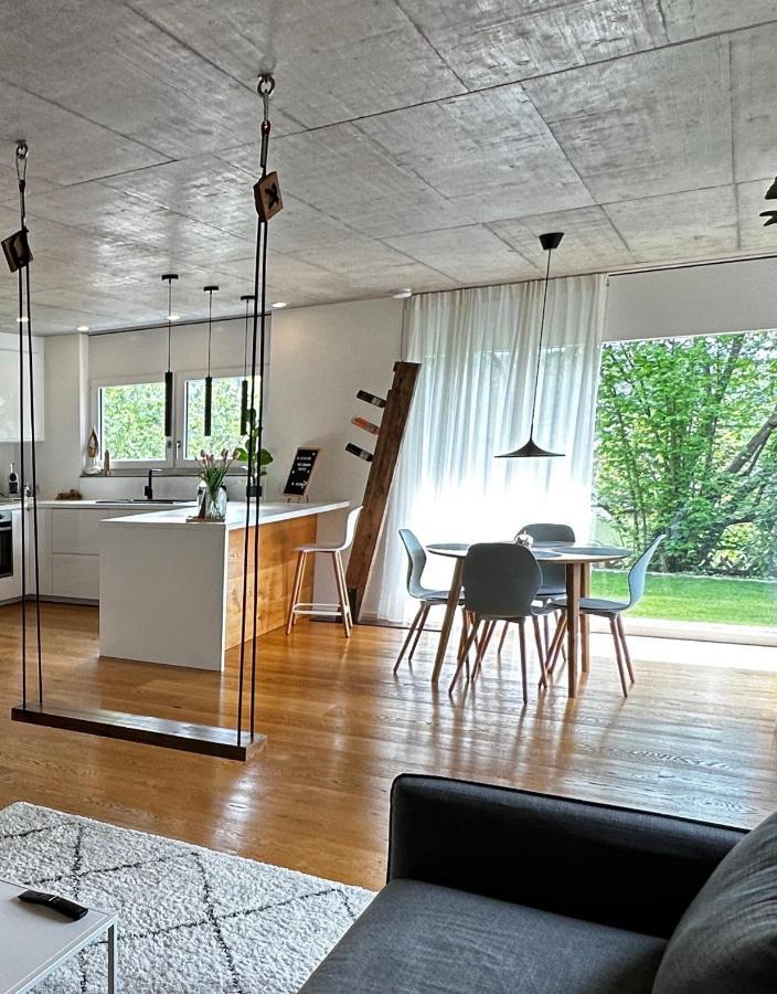 Moderne Ferienwohnung Rhenum Mit Wallbox Waldshut-Tiengen Kültér fotó
